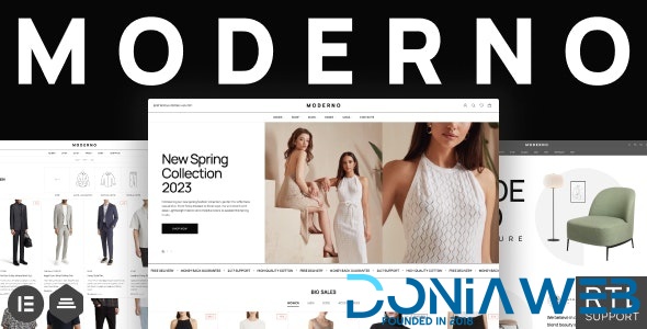 Moderno - Fashion & Furniture Store WooCommerce Theme