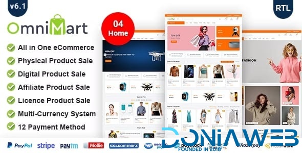 OmniMart - eCommerce CMS | Laravel eCommerce script