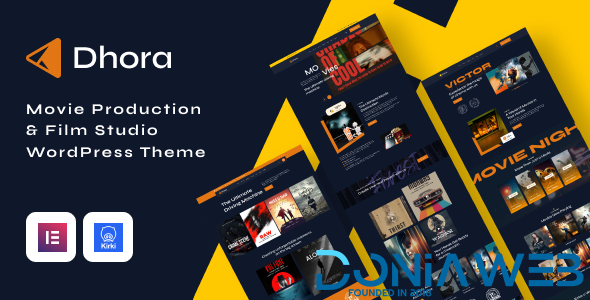 Dhora - Movie Production & Film Studio WordPress Theme