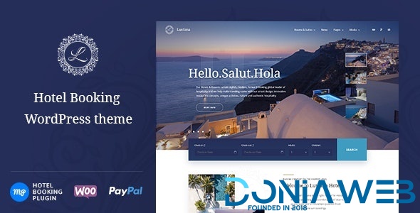 Luviana - Hotel Booking WordPress Theme