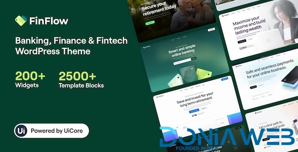 FinFlow - Banking, Finance & Fintech WordPress Theme FinFlow Version