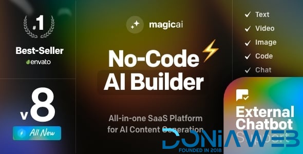 MagicAI - OpenAI Content, Text, Image, Chat, Code Generator as SaaS