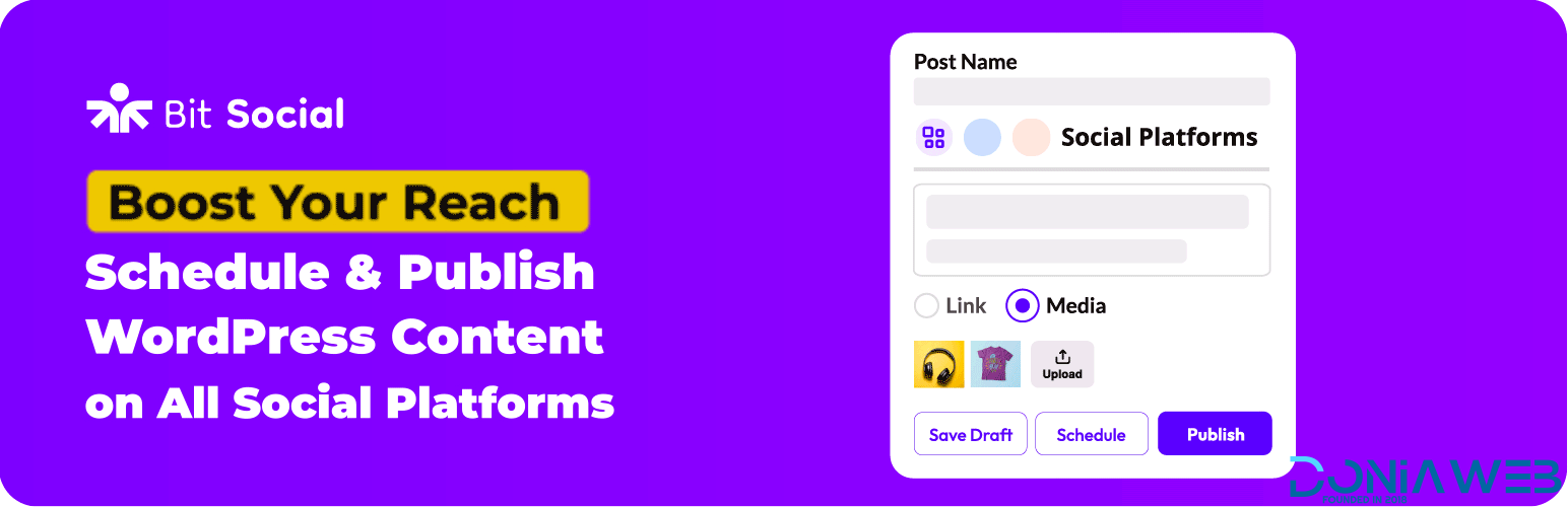 Bit Social PRO - Advanced Social Media Schedule & Auto Poster Plugin