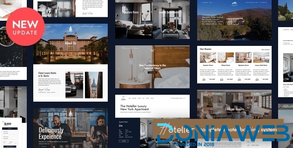 Hoteller - Booking WordPress Theme