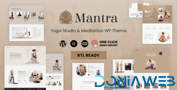 Mantra - Yoga Fitness WordPress Theme