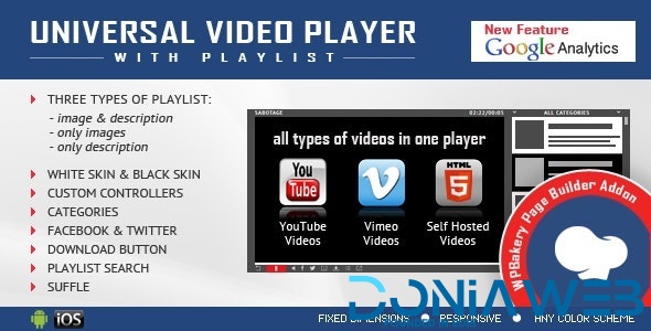 Universal Video Player for WPBakery Page Builder