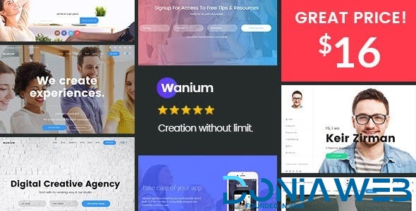 Wanium - A Elegant Multi-Concept Theme