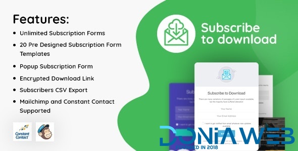Subscribe to Download - An Advanced Subscription Plugin For WordPress