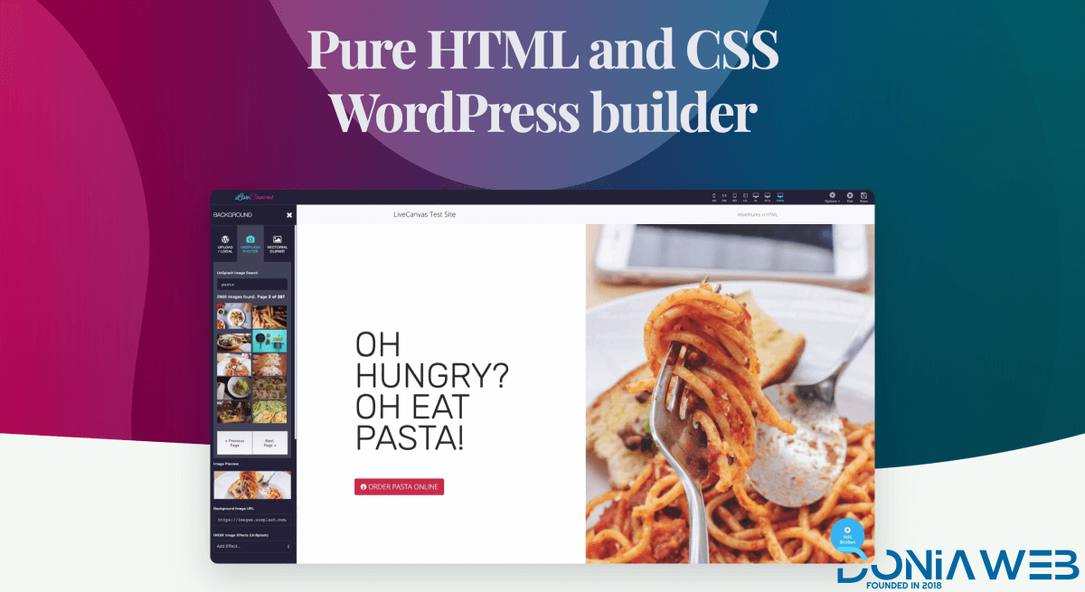 LiveCanvas - Pure HTML & CSS WP Builder