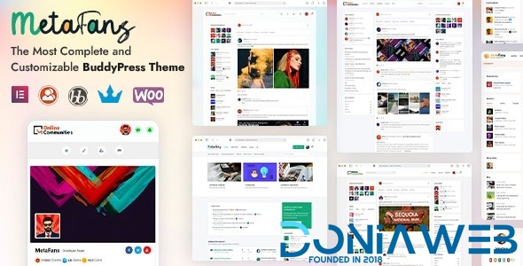 MetaFans - Community & Social Network BuddyPress Theme