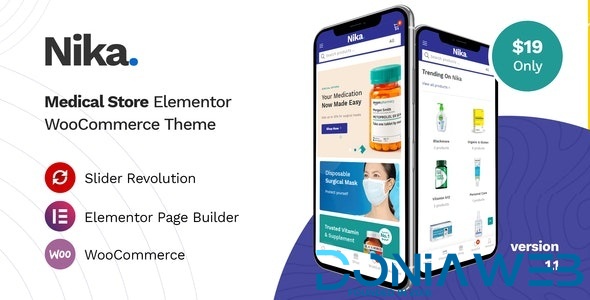 Nika - Medical Elementor WooCommerce Theme