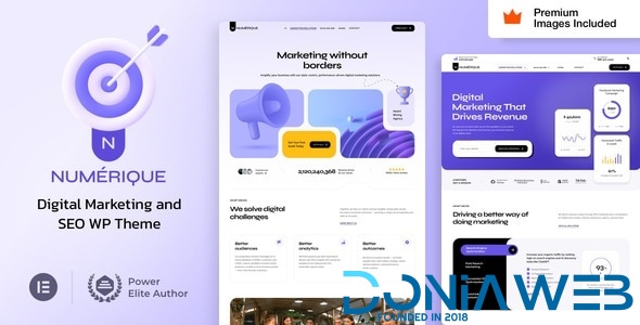 Numérique - SEO Digital Marketing WordPress Theme