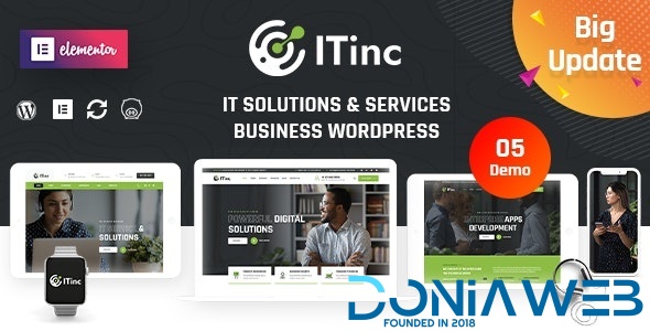 ITInc - Technology & IT Solutions WordPress Theme