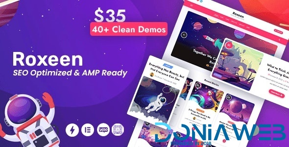 Roxeen | Personal Lightweight WordPress Theme