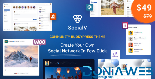 SocialV - Social Network and Community BuddyPress Theme