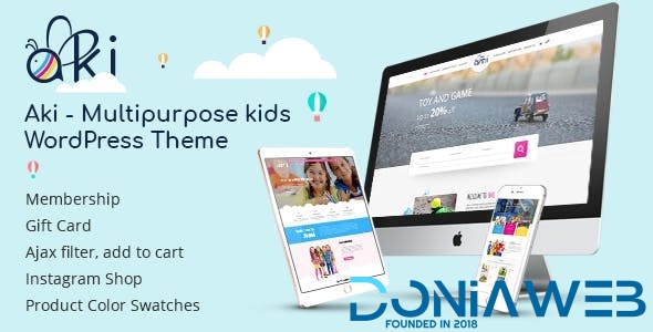 Aki - Multipurpose Kids WordPress Theme