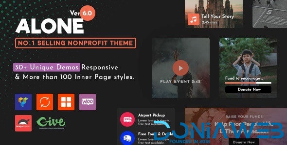 Alone - Charity Multipurpose Non-profit WordPress Theme