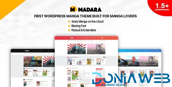 Madara - WordPress Theme for Manga By MangaBooth