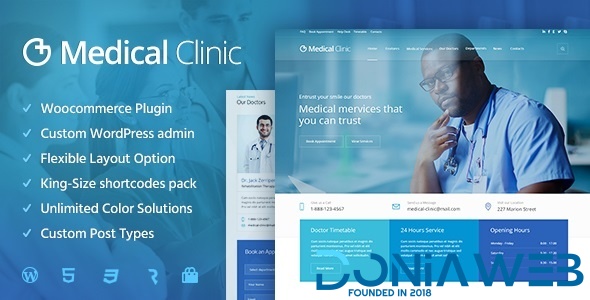 Medical Clinic - Health & Doctor Medical WordPress Theme