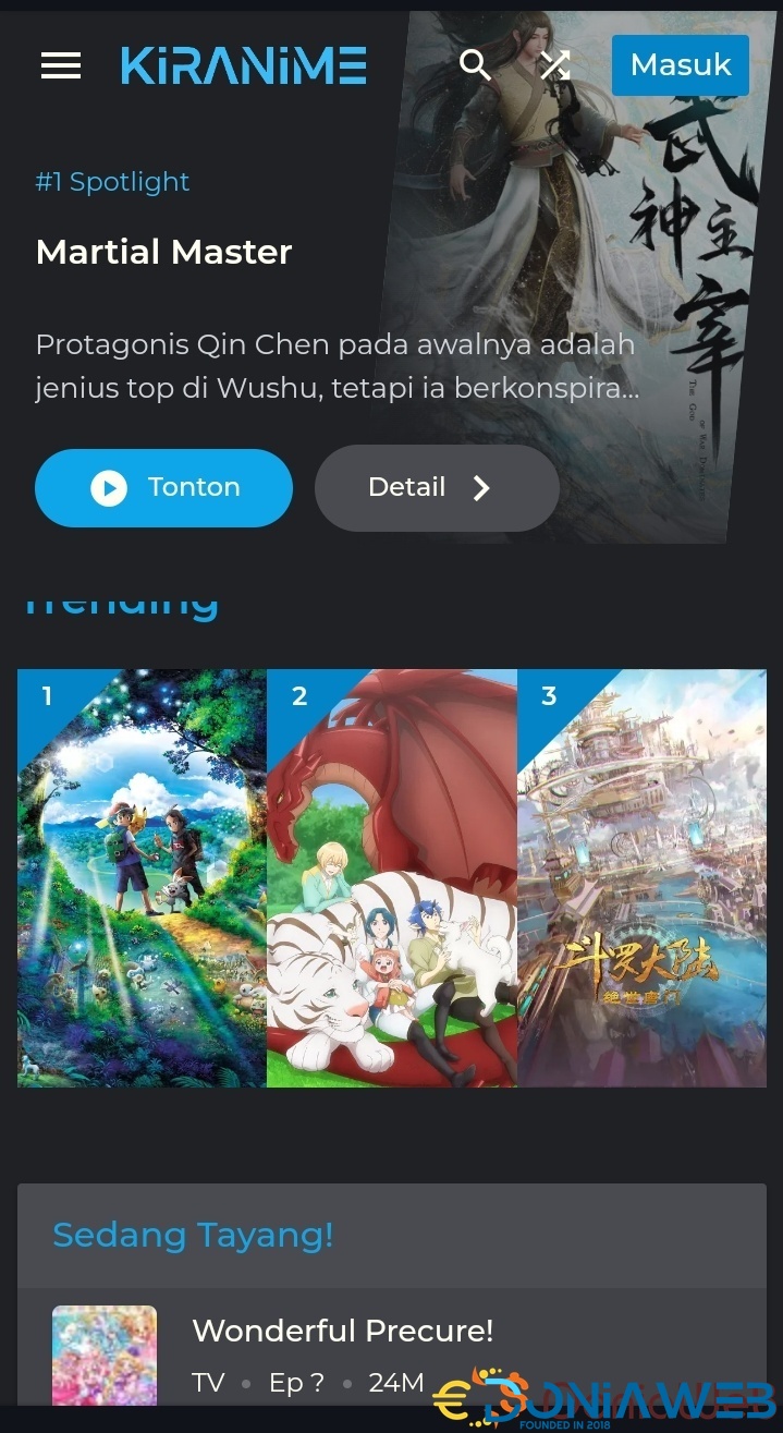 Kiranime - Anime Streaming Wordpress Theme untouched