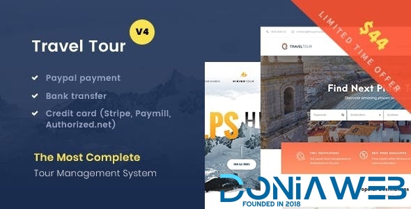 Travel Tour - Tour Booking, Travel Booking WordPress Theme