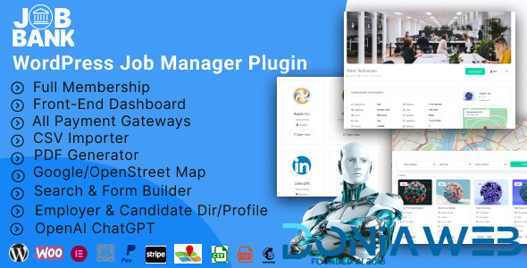 JobBank - WordPress Job manager plugin