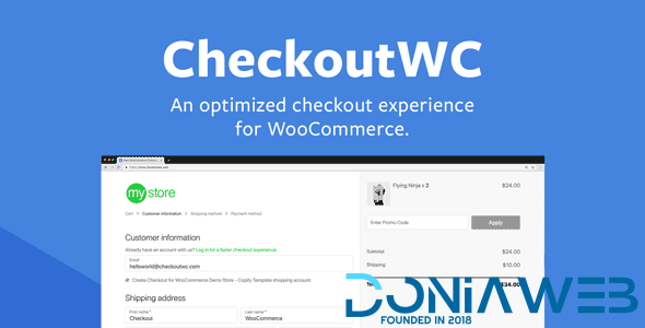 CheckoutWC - Beautiful, Conversion Optimized Checkout Templates For WC