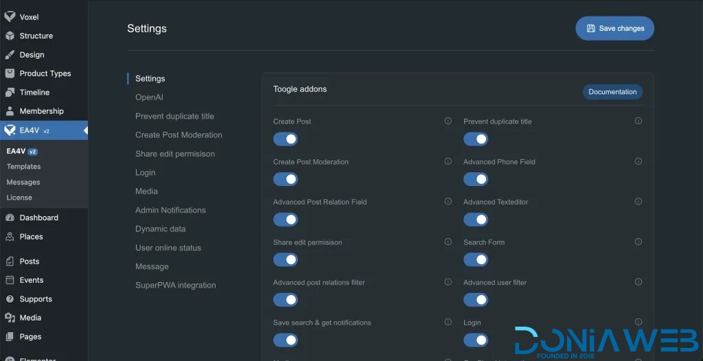 Essential Addons for Voxel