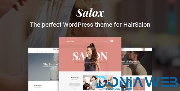Salox | Hair Salon WordPress Theme