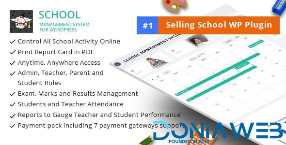 School Management System for WordPress
