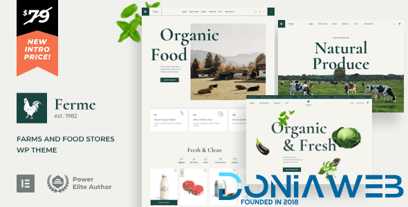 Ferme - Food Store & Farm WooCommerce WordPress Theme