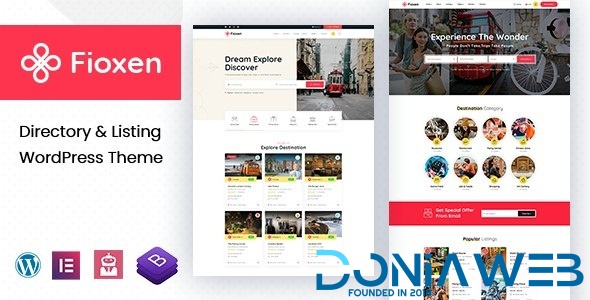Fioxen - Directory Listing WordPress Theme
