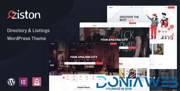 Ziston - Directory Listing WordPress Theme