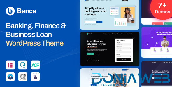 Banca - Banking, Finance & Business Loan WordPress Theme