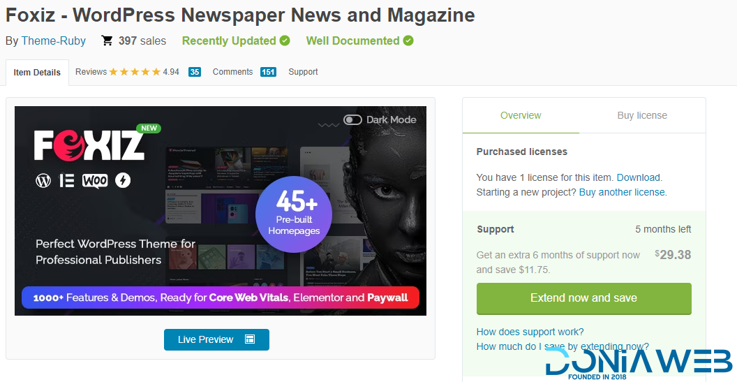 Foxiz - Newspaper News and Magazine For WordPress