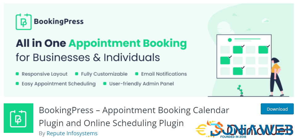 BookingPress Pro - Appointment Booking Calendar Plugin and Online Scheduling Plugin