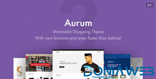 Aurum - Minimalist Shopping Theme