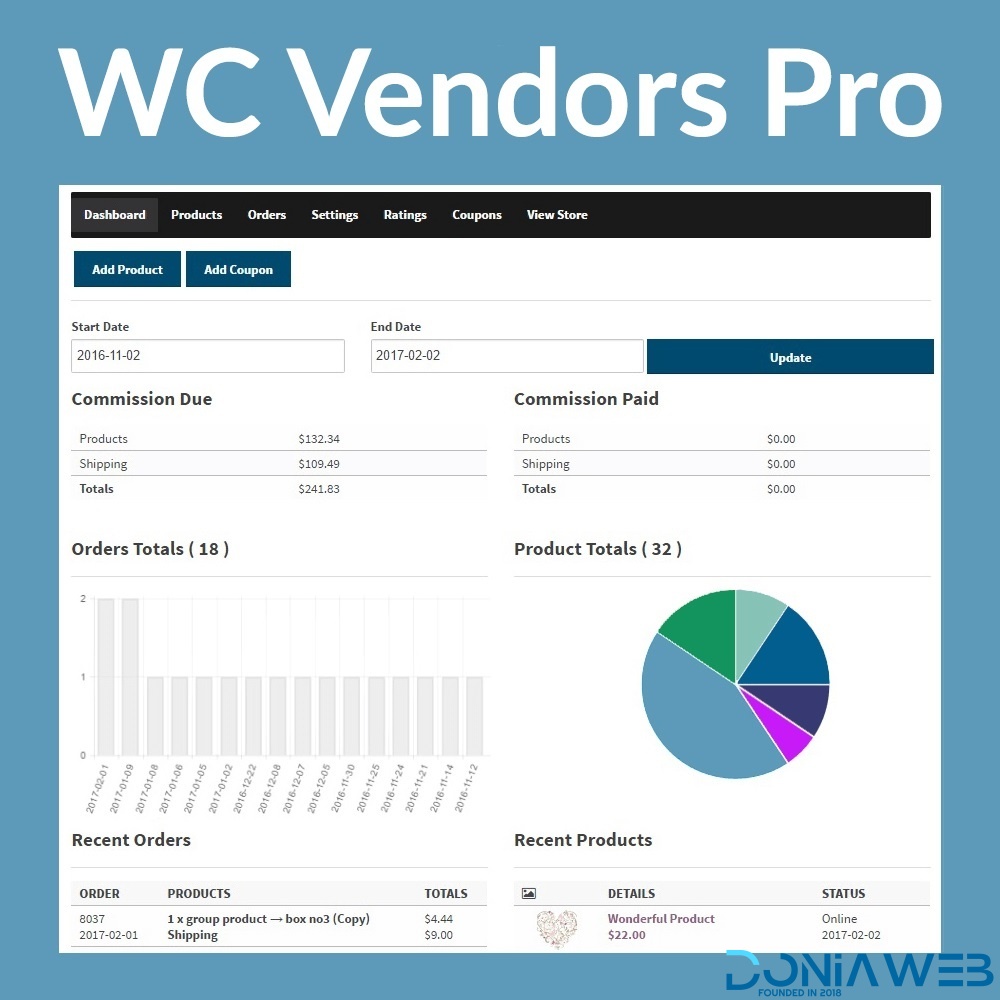 WC Vendors Pro - Marketplace Plugin for WordPress