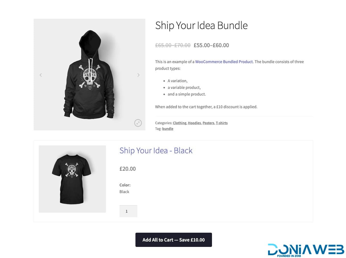 Iconic WooCommerce Bundled Products