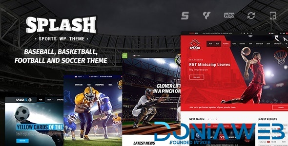 Splash - Sport Club WordPress Theme
