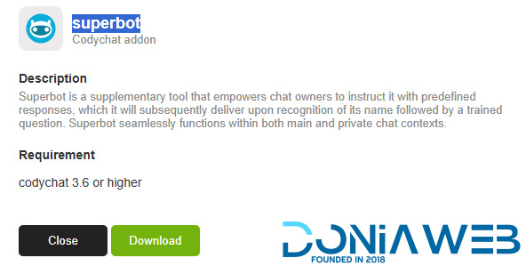Cody Chat Superbot – Smart Auto-Response Addon