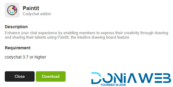 Cody Chat Paintit – Creative Drawing Experience for Your Chat Users