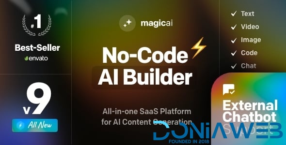 MagicAI - OpenAI Content, Text, Image, Chat, Code Generator as SaaS