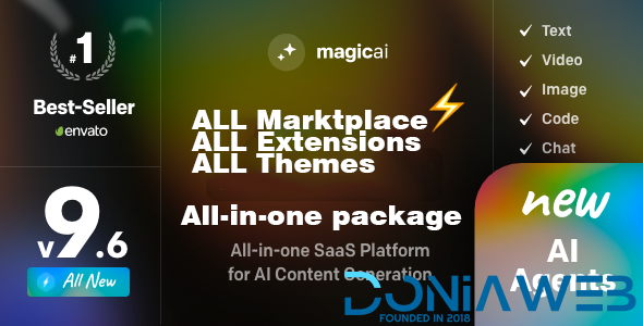 All Marketplace - 36 Paid Premium Extensions + 10 Premium Themes | MagicAi
