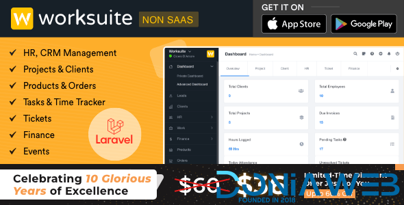 WORKSUITE - HR, CRM and Project Management