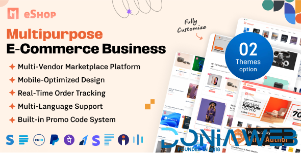 eShop Web - Multi Vendor eCommerce Marketplace / CMS