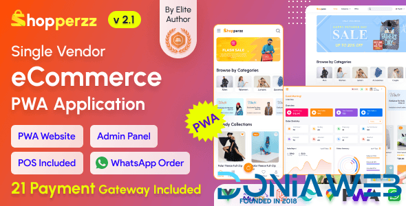 Shopperzz - PWA eCommerce CMS with POS & WhatsApp Ordering | Inventory Management